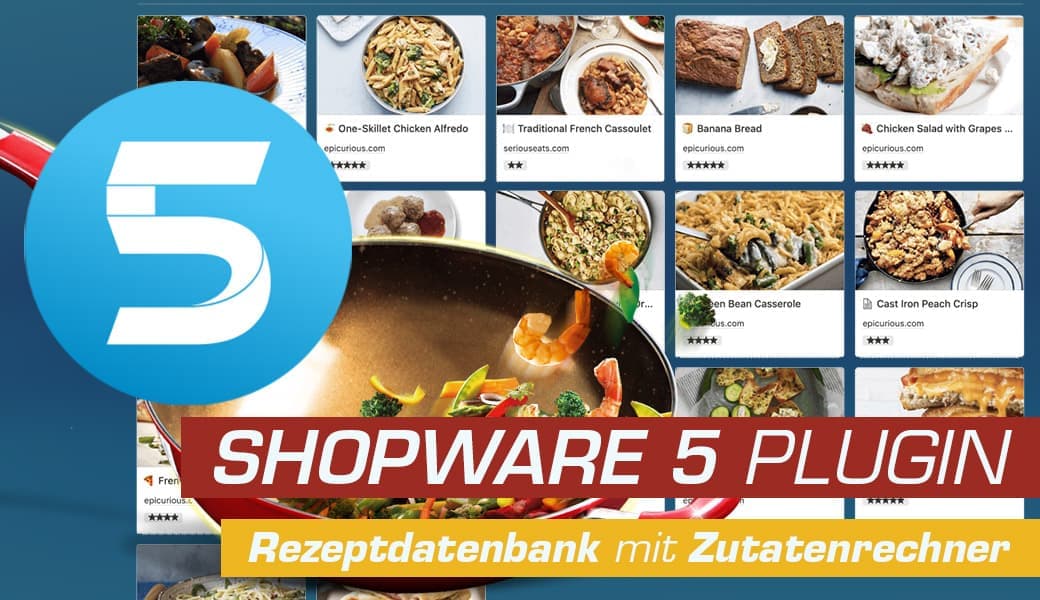 Shopware 5 Rezept Plugin