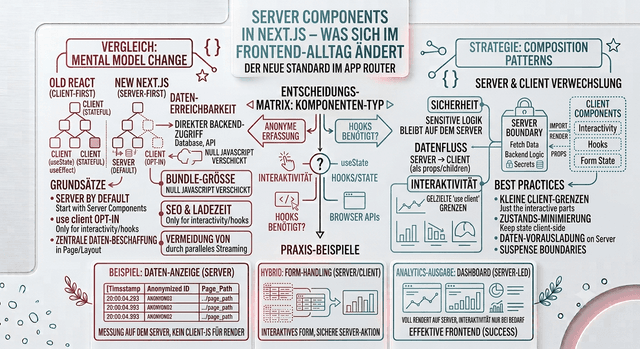 Server Components in Next.js – was sich im Frontend-Alltag ändert Server Components in Next.js – was sich im Frontend-Alltag ändert